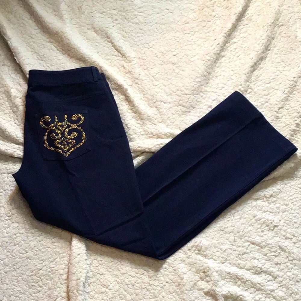 St. John 💎 embellished pocket nice slacks NWOT